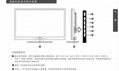 康佳液晶电视说明书_请问一下我买的康佳液晶电视怎么操作呢