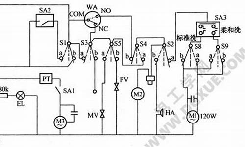 海尔双桶洗衣机电路图_海尔双桶洗衣机电路图解